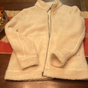 North River, cream fluffy fleece jacket! Super warm and comfy! Cream color!